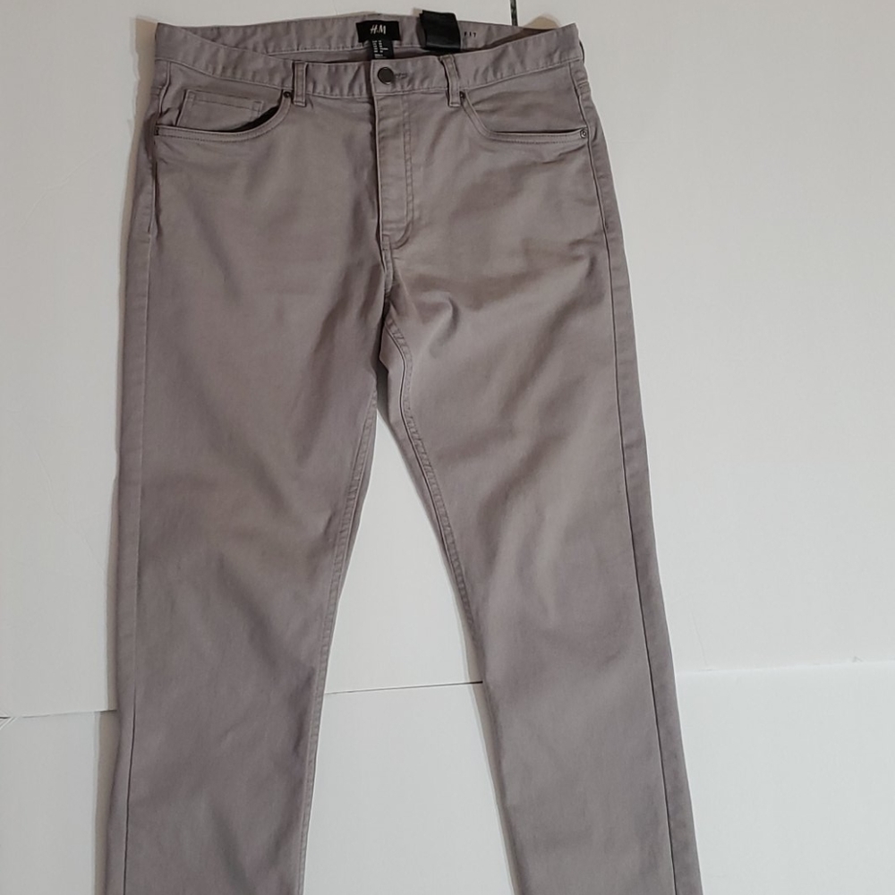 H&M Men's Skinny Fit Grey Jeans US size 33
